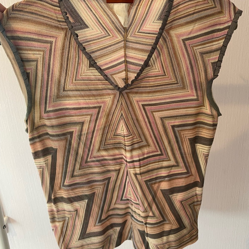 Missoni Pink Sleeveless Top SZ 6
